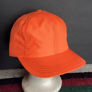 Vintage AMJ Pacific Blaze Orange Hat Hunter Orange Thinsulate Made in USA size M